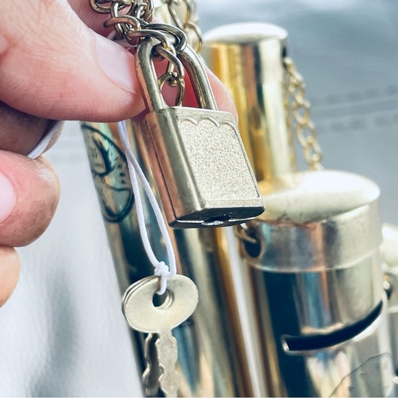 TUBE COINS METAL ART DECOR GOLD TONE COLOR SAVE COINS ART - Picture 9 of 12